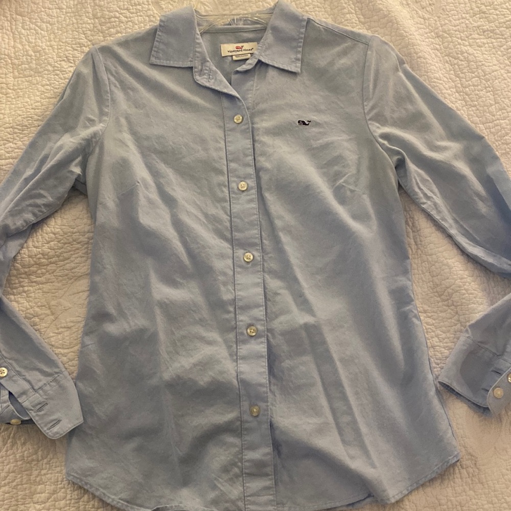 Vineyard Vines Light Blue Button Down 2 - image 1